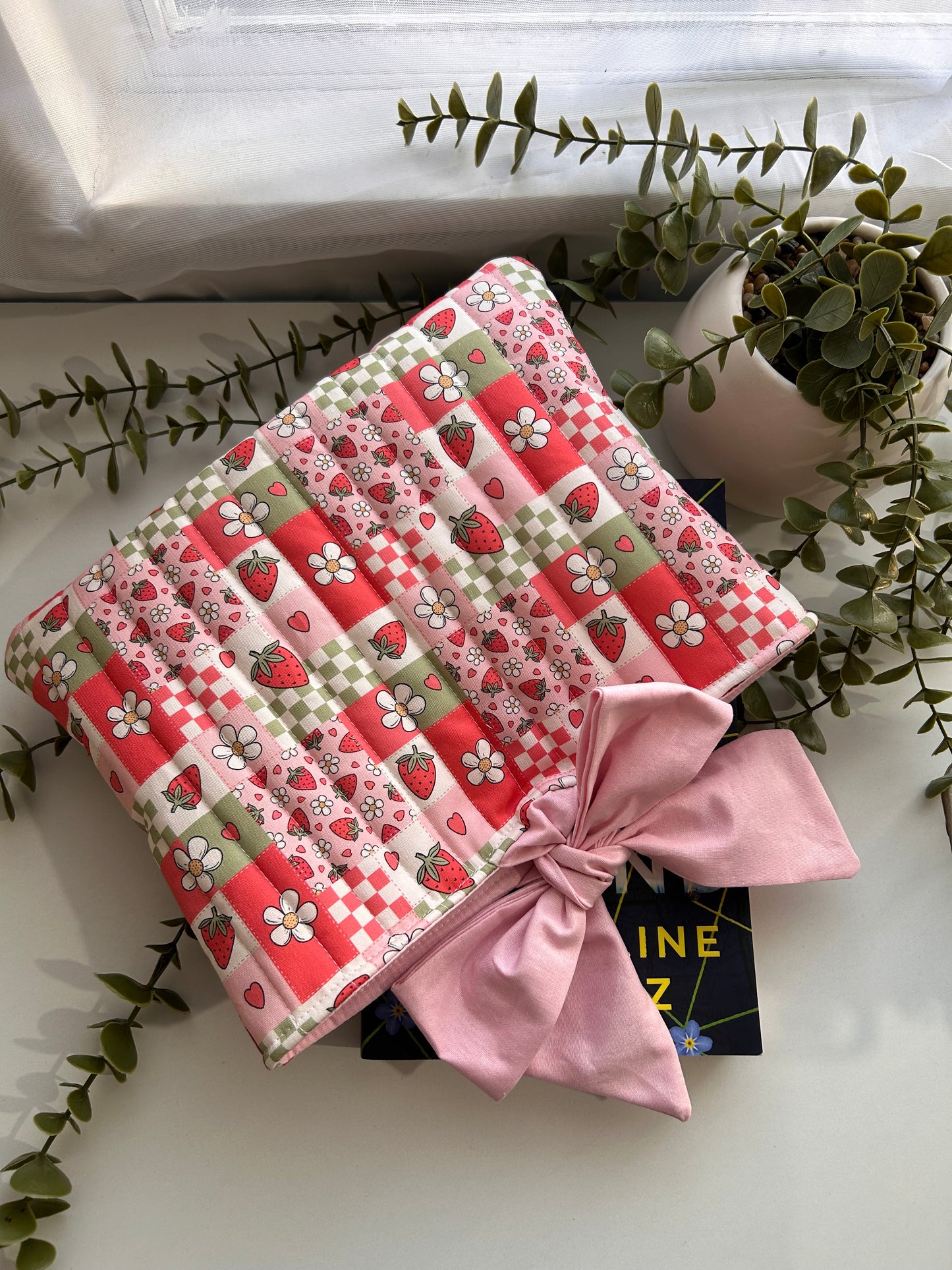 Strawberry Patchwork BookSleeve