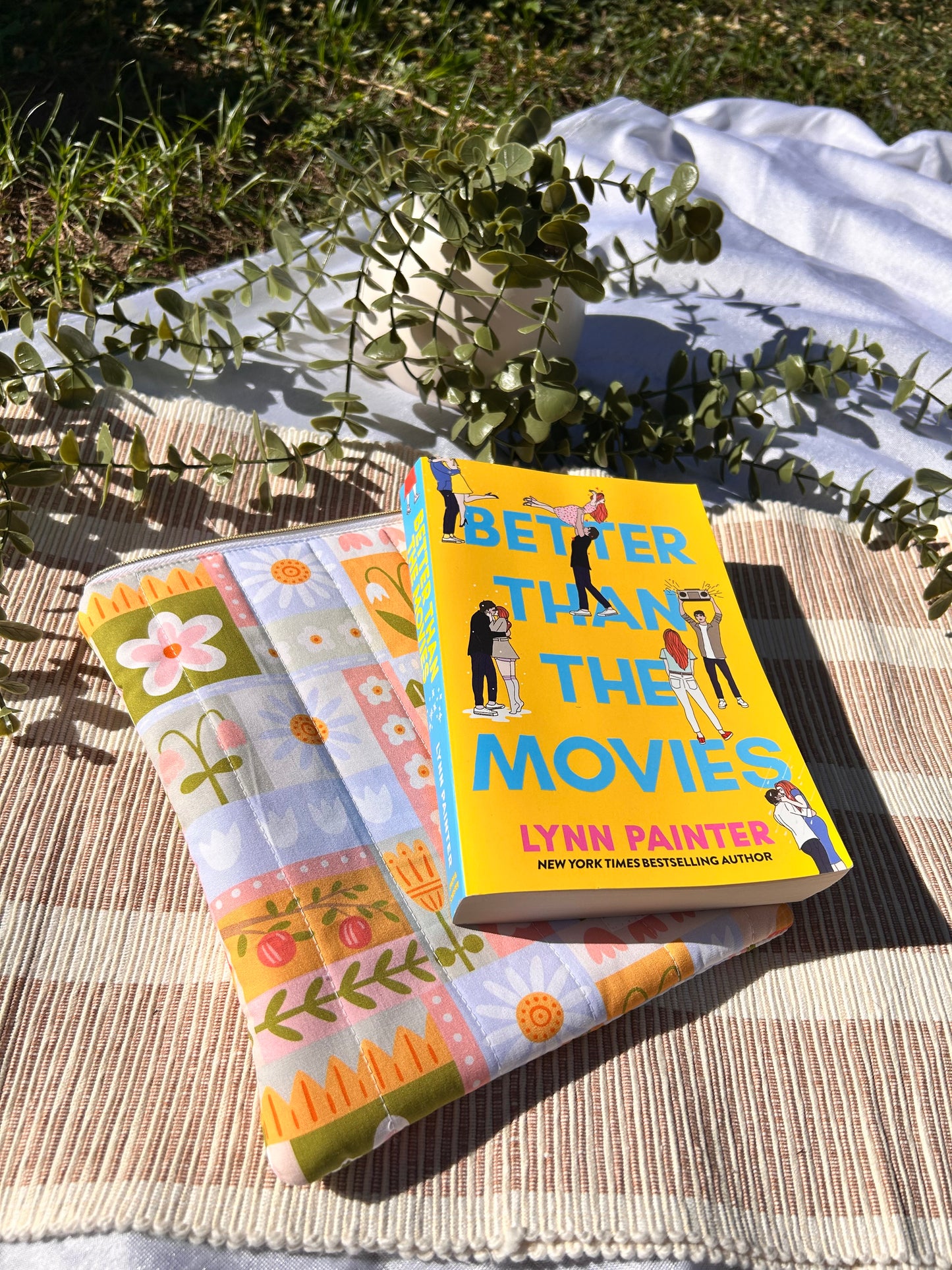 Spring Patchwork Book Sleeves