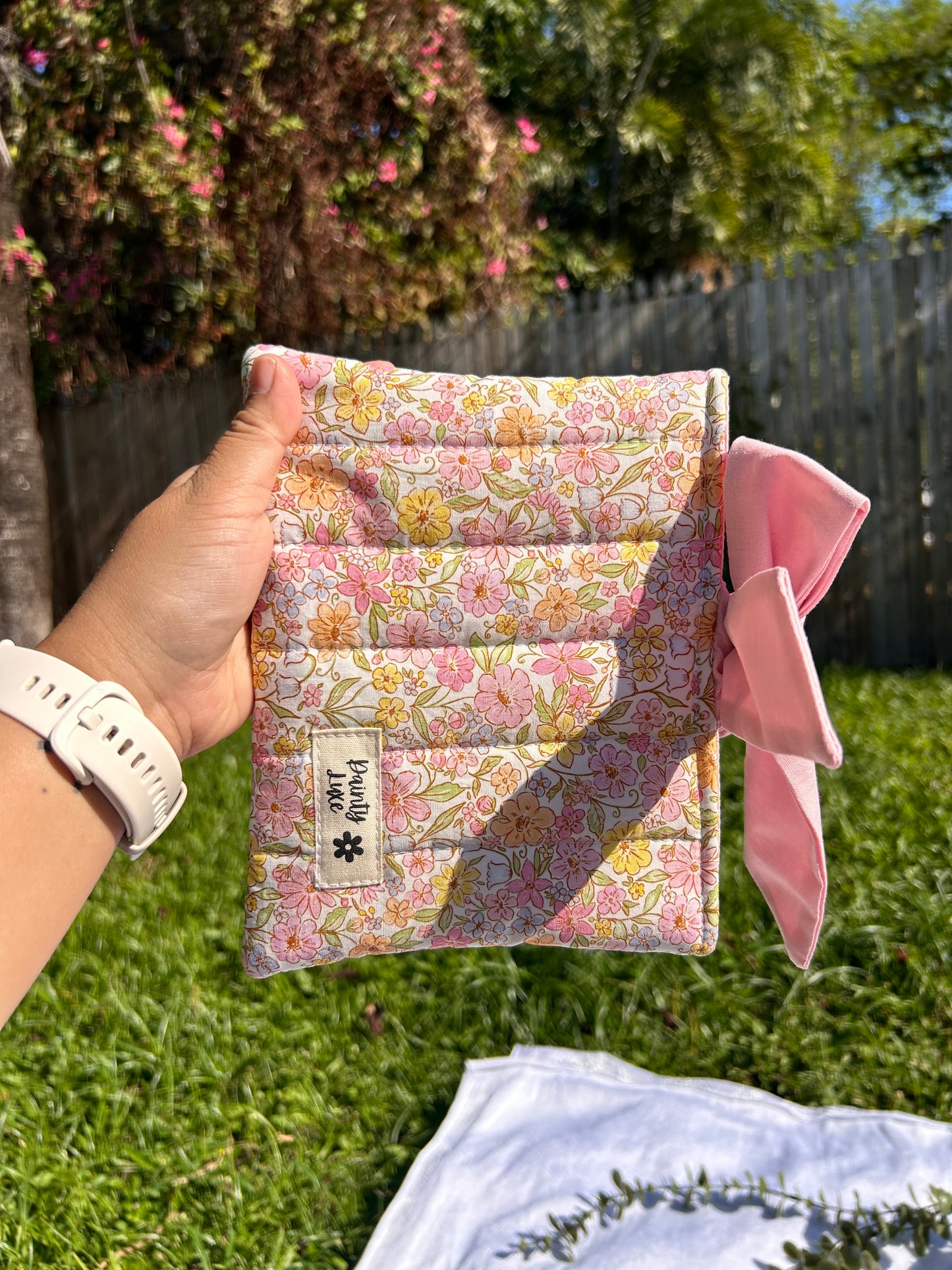 Pink Floral Kindle Sleeve