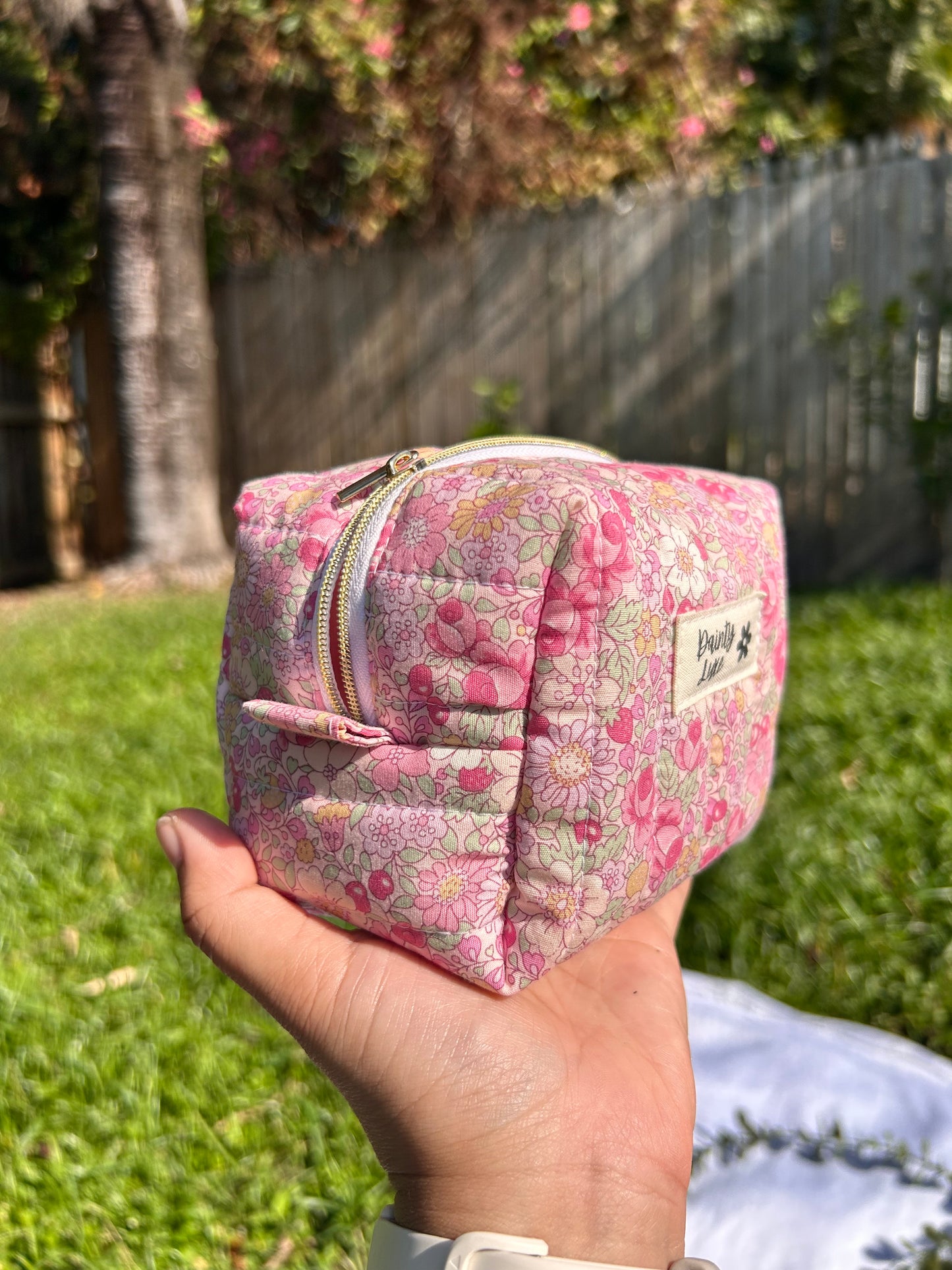 Small Charlotte Makeup Bag