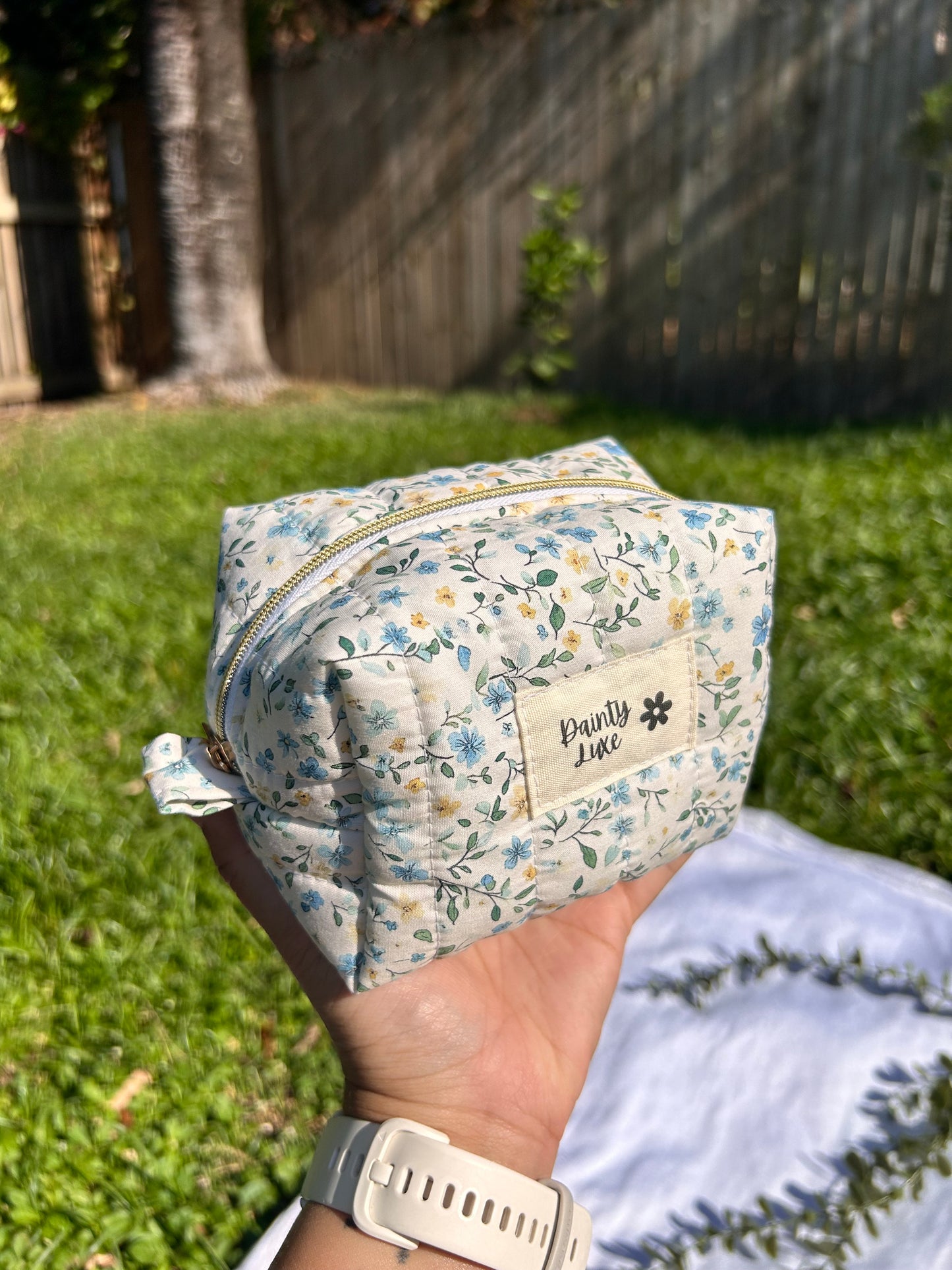 Small BlueBell Makeup Bag