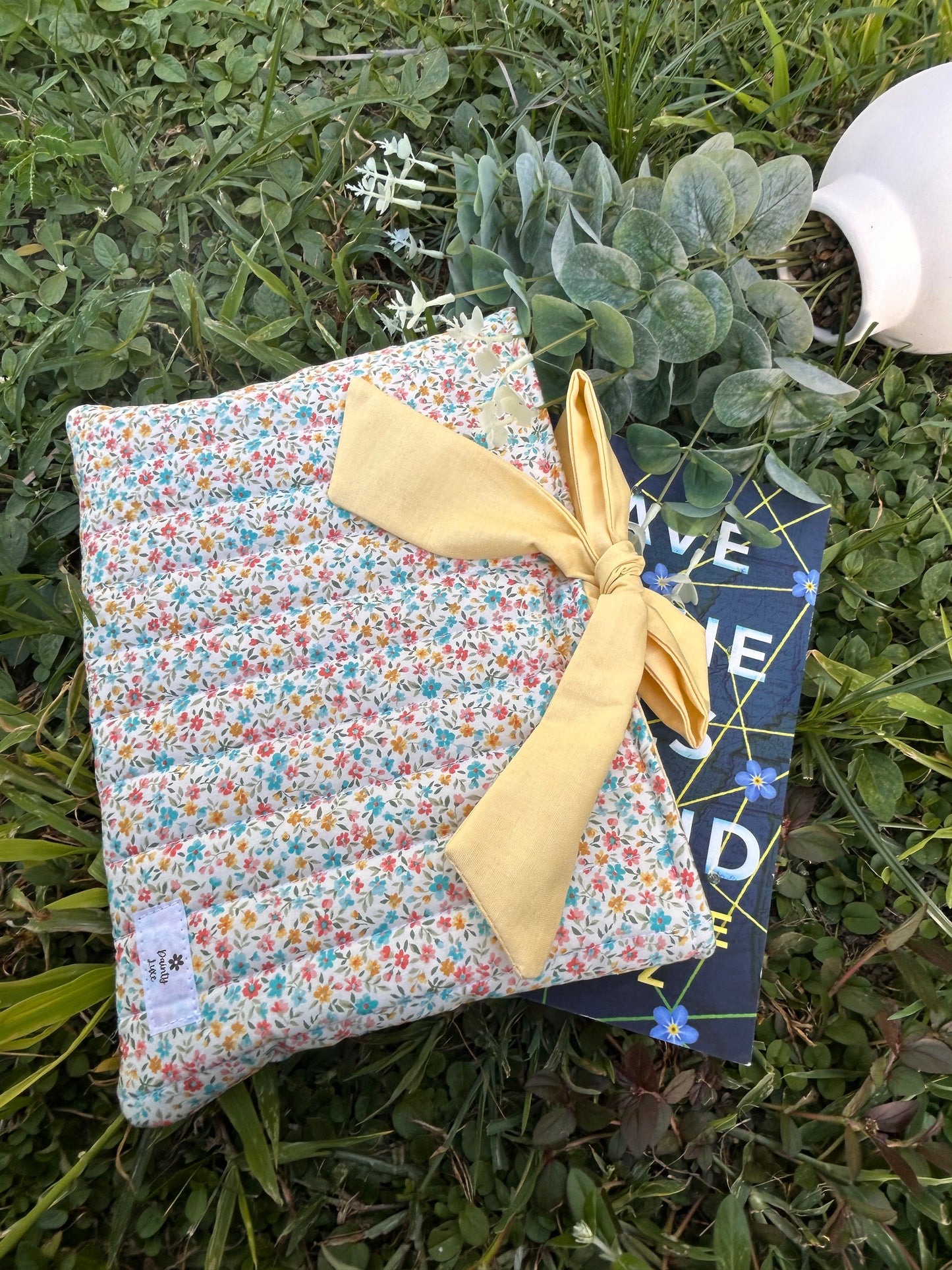 Yellow Ditsy Floral Book Sleeve