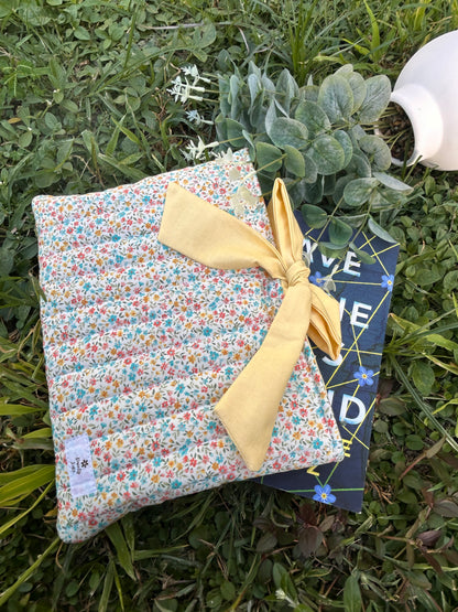 Yellow Ditsy Floral Book Sleeve