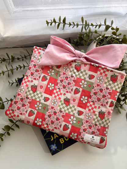 Strawberry Patchwork BookSleeve