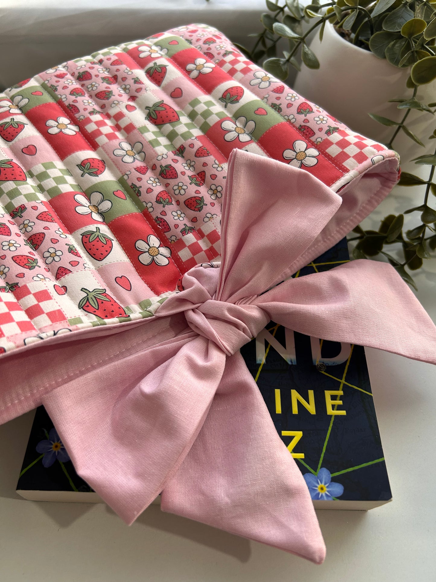 Strawberry Patchwork BookSleeve