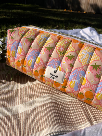 Orange Fruit Hair Tool Bag