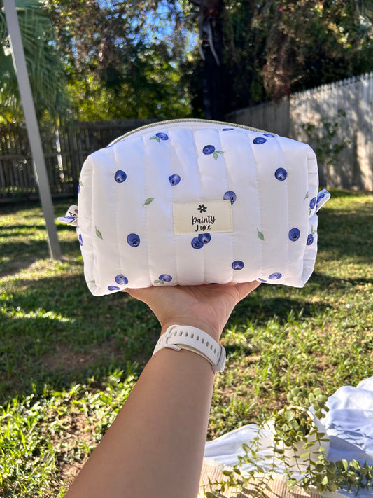 Blueberry Makeup Bag