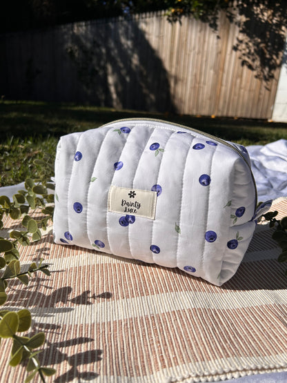 Blueberry Makeup Bag