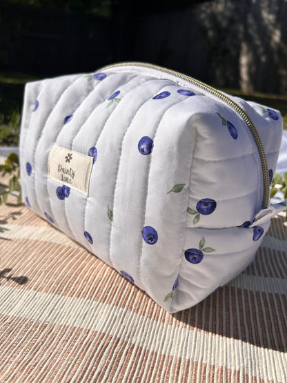 Blueberry Makeup Bag