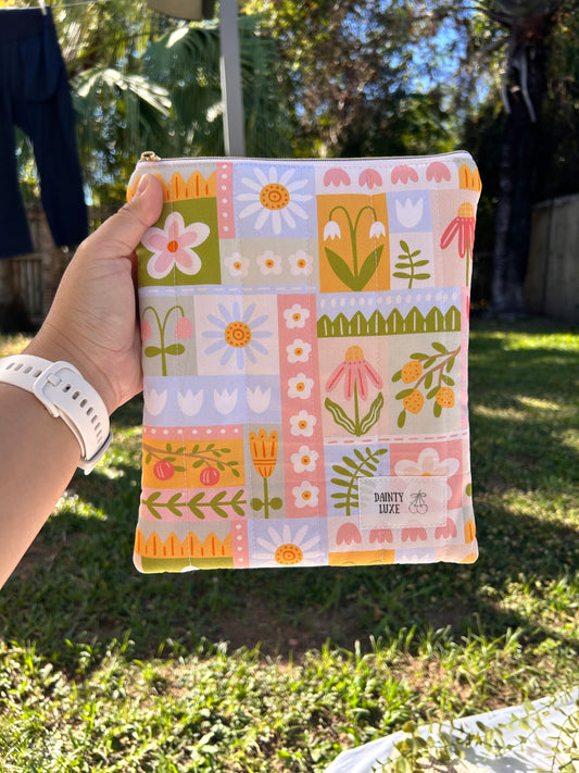 Spring Patchwork Book Sleeves