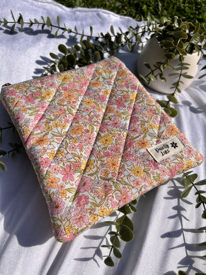 Pink Floral Kindle Sleeve