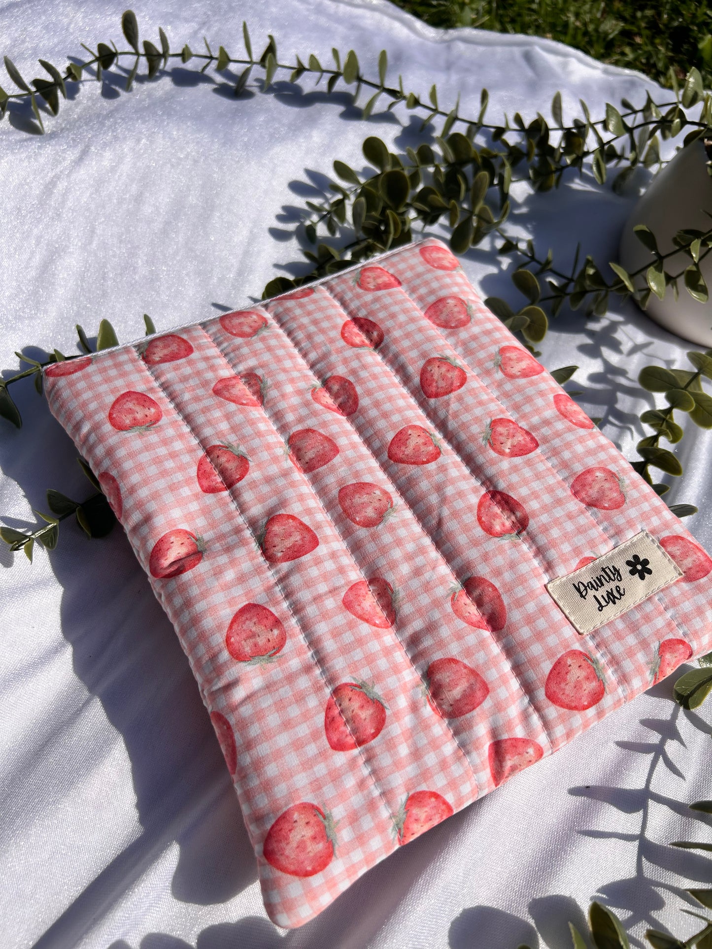 Pink Strawberry Kindle Sleeve