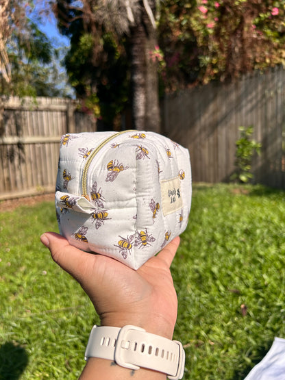 Small Bee Makeup Bag