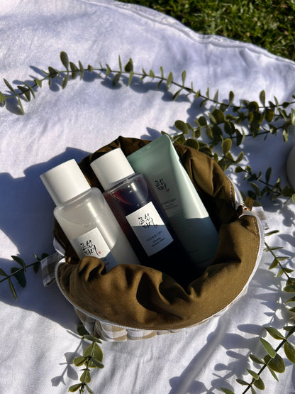 Olive Medium Make-up Bag